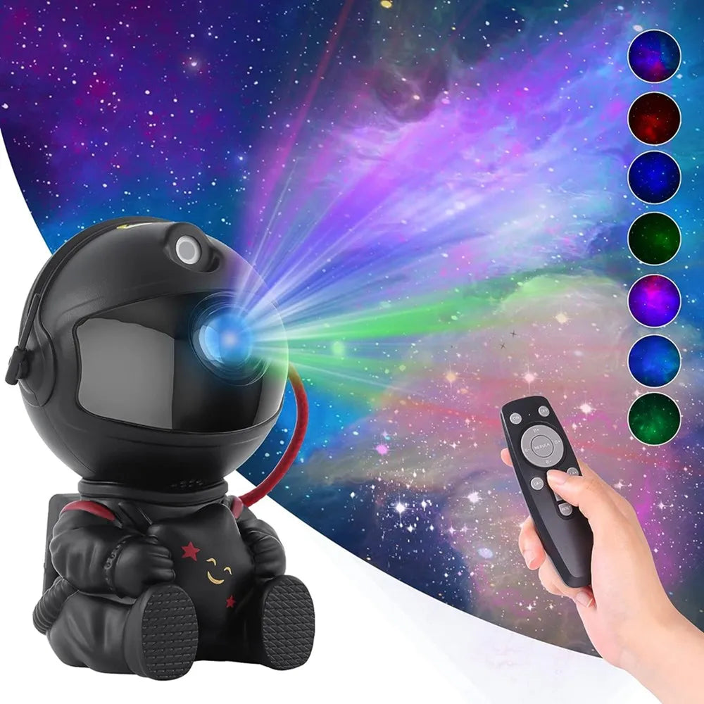 Star Projector Astronaut Space Galaxy Night Light Starry Nebula Ceiling LED Lamp for Bedroom Home Decorative kids gift