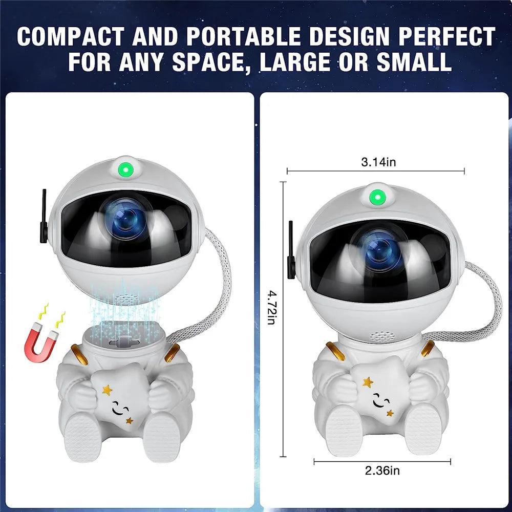 Star Projector Astronaut Space Galaxy Night Light Starry Nebula Ceiling LED Lamp for Bedroom Home Decorative kids gift